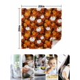 thumbnail image 4 of White Pumpkin Fall Cloth Napkins Set of 8 Reusable Dinner Napkins, Thanksgiving Maple Leaves Autumn Cocktail Napkin Washable Table Napkins for Wedding/Holiday Party/Baby Shower 20"x20", 4 of 7