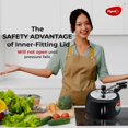 thumbnail image 4 of Special Plus Hard Anodised Inner Lid Pressure Cooker - 3 Liters, Black | Induction Base Pressure Cooker - Ideal For 3 To 4 Persons | Sturdy Hard Anodised Body, Stain Resistant, 4 of 4