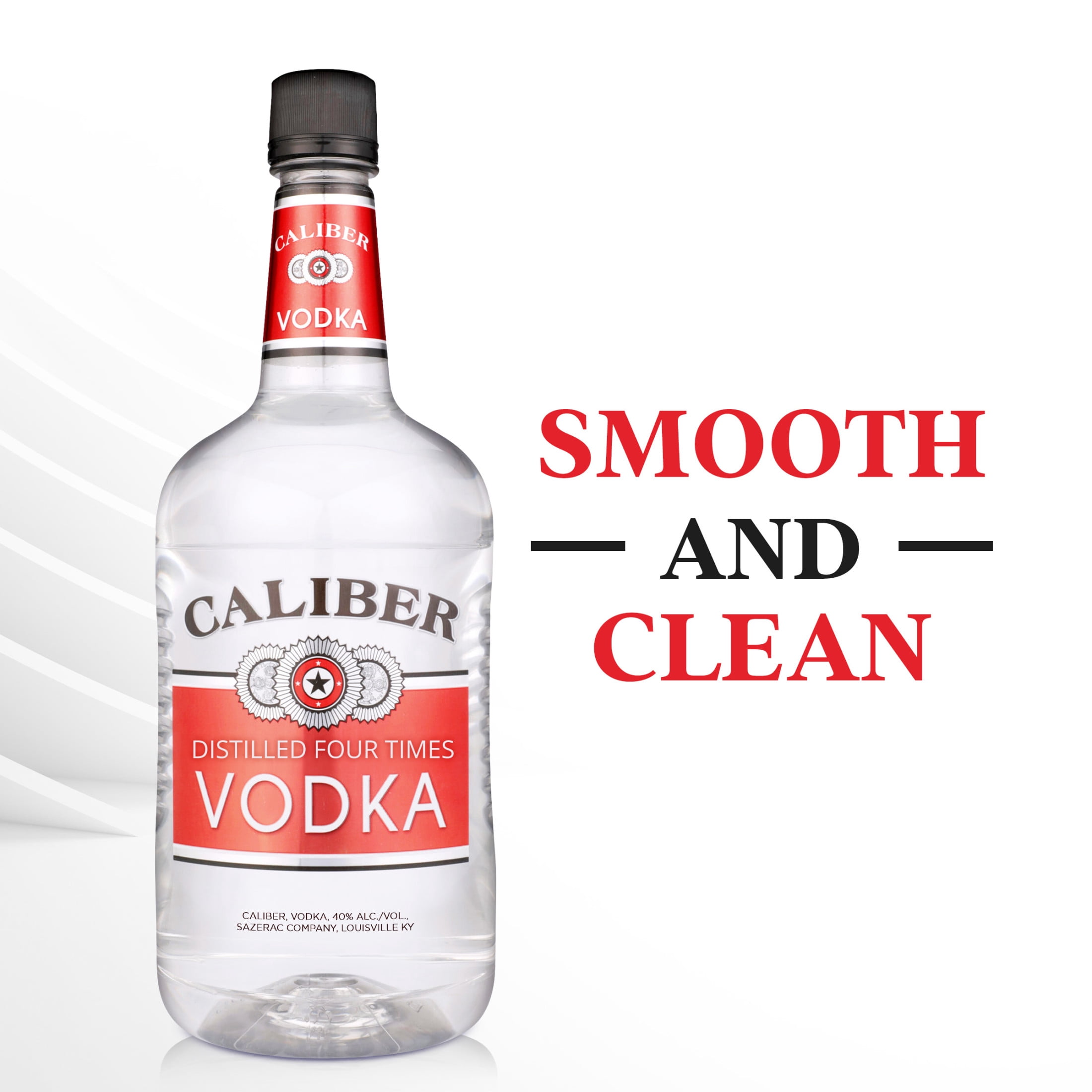 Caliber Vodka, 1.75L Bottle of Vodka, 80 Proof