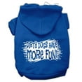 thumbnail image 5 of Pet, Dog  Cat Hoodie Screen Printed, "Dirty Dogs Have More Fun", 5 of 10