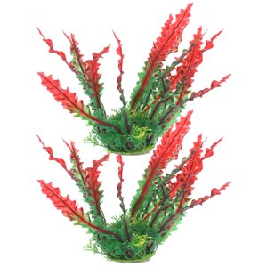 2Pcs Fish Tank Plants Aquarium Plants Fish Tank Decorations Plants for Betta Fish Aquarium Decors