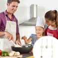 thumbnail image 4 of Juego de utensilios de cocina de silicona 5 piezas | Colección de cucharas y espátulas de cocina antiadherentes | Resistente al calor sin BPA | Mangos ergonómicos | Fácil de limpiar | Beige | 14,96, 4 of 6