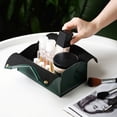thumbnail image 4 of Tissue Box Cover Modern: Decorative Faux Leather Tissue Box Holder Makeup Pouch, 4 of 10