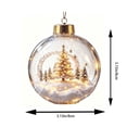 thumbnail image 3 of Transparent Christmas Tree Baubles, 3 of 7