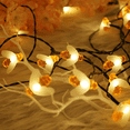 thumbnail image 4 of Rush Solar Powered String Lights, 50 Cute Honeybee LED Lights, 23FT 8 Modes Starry Lights, Waterproof Fairy Decorative Lights for Outdoor, Wedding, Homes, Gardens, Patio, Party etc (Warm White) S590, 4 of 5