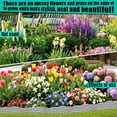 thumbnail image 6 of 20-Pack No Dig Garden Edging Borders,20FT Plastic Lawn Edging with Spikes & Stone Texture - Easy Interlocking Landscape Edging for Yard, Flower Bed, Driveway, Heavy-Duty & Easy Install, 6 of 7