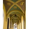 thumbnail image 2 of Ross, Nancy ,  Steve 26x32 Gold Ornate Wood Framed with Double Matting Museum Art Print Titled - Poland, Gdansk Vaulted archway in Old Town, 2 of 4