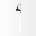 thumbnail image 2 of Mercana Tazb 13L X 11W X 62H Gold Metal Conical Shade Wall Sconce in Black, 2 of 7