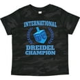 thumbnail image 3 of Inktastic Dreidel Champion Hanukkah with Blue Laurels Boys or Girls Toddler T-Shirt, 3 of 5