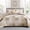 Beige-Queen, variant on Blue Boho Quilt Set Queen Size 3 Pieces Plaid Floral Bedspread Coverlet For All Season Patchwork Reversible Bedding 90"x96"