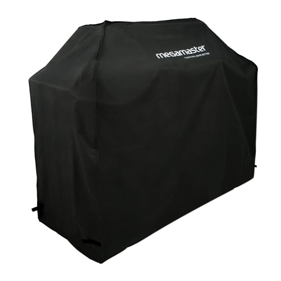 Megamaster 65" Gas Grill Cover, Water-Resistant Heavy Duty Cloth, Adjustable Straps, Vented Panels, Designed for 720-0982, 720-0983, and Standard 5 & 6-Burner Grill , 65"W x 23"D x 44"H - 700-0011P