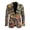 Autumn Leaf Camo, variant on Autumn Leaves Pattern Slim Fit Classic Fit Sport Coats, Single Button Polyester Blazers for Summer Business