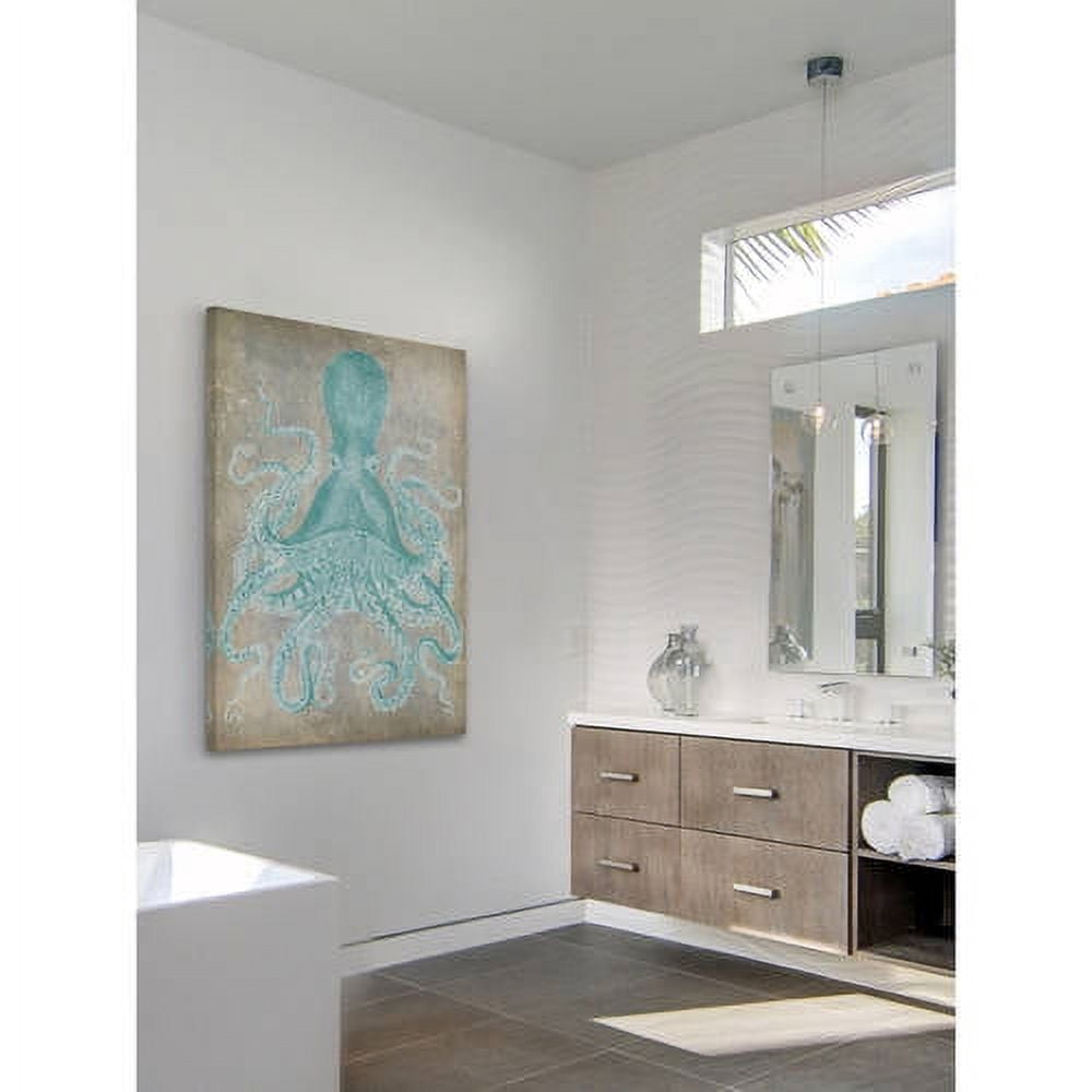 Marmont Hill "Spa Octopus I" Painting Print on Wrapped Canvas