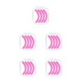 thumbnail image 2 of Guardurnaity Recambios para rizador de pestañas, no es fácil de romper, superficie lisa de goma, resistente, reemplaza la tira adhesiva, rosa, Type2 NO2, 2 of 6