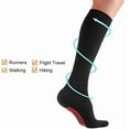 thumbnail image 3 of CAMBIVO Compression Socks Women & Men 3 Pairs, Compression Stockings, Flight Socks for Calf Support, Running,Travel, Crossfit, Cycling, 3 of 8