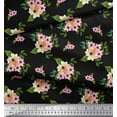 thumbnail image 3 of Soimoi Cotton Duck Fabric Leaves & Wild Flower Floral Decor Fabric Printed Yard 42 Inch Wide, 3 of 3
