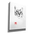 thumbnail image 2 of Epic Graffiti 'Cat Face 2' by Pechane, Canvas Wall Art, 40"x54", 2 of 8