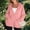 Pink, variant on Sevevn Womens Oversized Half Zip Hoodies Long Sleeve Textured Casual Sweatshirts Loose Fall Pullover Tops with Pockets