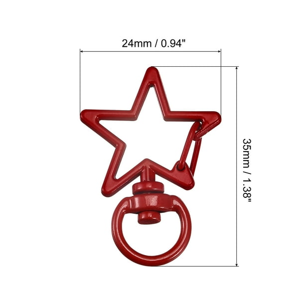 Lot De 10 Fermoirs Pivotants En Forme D'étoile – Griffe Homard – DIY Bijoux