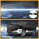 thumbnail image 5 of Funda para auto impermeable para todo clima, protección exterior contra el sol y la lluvia, con tiras reflectantes, negra para Ford Explorer, 5 of 7