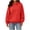 Red, variant on Diufon Women's Plus Size Hoodies Fall Casual Loose Tops Long Sleeve Sweatshirt with Pockets