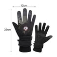 thumbnail image 6 of 1 Pair Winter Men Sport Gloves Full Finger Touch Screen Thickened Anti Skid Moisture-wicking Ridding Gloves for Outdoor Sports, 6 of 8