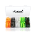 thumbnail image 5 of Crappie Lures 1.7 inch Soft Plastic Baits Paddle Tail Swimbaits Bass Fishing Lures 75PCS, 5 of 9