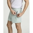 thumbnail image 4 of 4 Pack: Men's 3" Inch Mesh Running Shorts with Zipper Pockets - Quick Dry Gym Athletic, 4 of 6