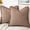 Brown, variant on Sanmadrola Throw Pillow Covers Decorative Linen Fringe Throw Pillow Covers Cozy Boho Farmhouse Cushion Cover with Tassels Soft Accent Pillowcase for Couch Sofa Bed Living Room Home Decor 2 Set 18X18