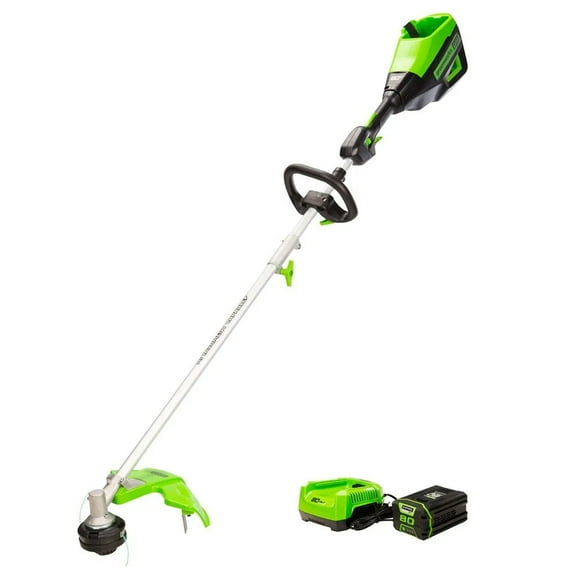 Greenworks 16 In Brushless String Trimmer w/ 2.5Ah Battery & Rapid Charger