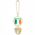 thumbnail image 1 of Porte-clés Voiture Ireland Country Love Pendentif Aile d'Ange, 1 of 4