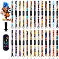 thumbnail image 2 of Relojes de Pokémon Dragon Ball Z para niños, reloj de pulsera luminoso Saiyan de personaje de dibujos animados, LED táctil, impermeable, deportes, regalos para niños, 2 of 6