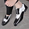 thumbnail image 2 of Zapatos de hombre de cuero de negocios de moda a juego con el color del tamaño para hombre, 2 of 6