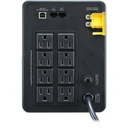 APC Back UPS 1200VA/650W Tower 120V 8x NEMA 5-15R outlets USB Type A + C Ports User Replaceable Battery