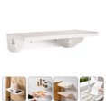 thumbnail image 5 of Eease Stick-on Wall Shelf for Bathroom/Kitchen, Plastic Folding Bedside Display, 5 of 7