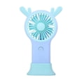 thumbnail image 2 of weibbin Cute Deer Shaped Handheld Fan with Colorful Lights USB Rechargeable Pocket Sized Portable Quiet Cooling, 2 of 6