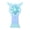 Blue, variant on YFGEFTR Cute Deer Shaped Rechargeable Fan with Colorful Lights, Pocket Sized Portable USB Handheld Fan, Fawn Design Personal Blower