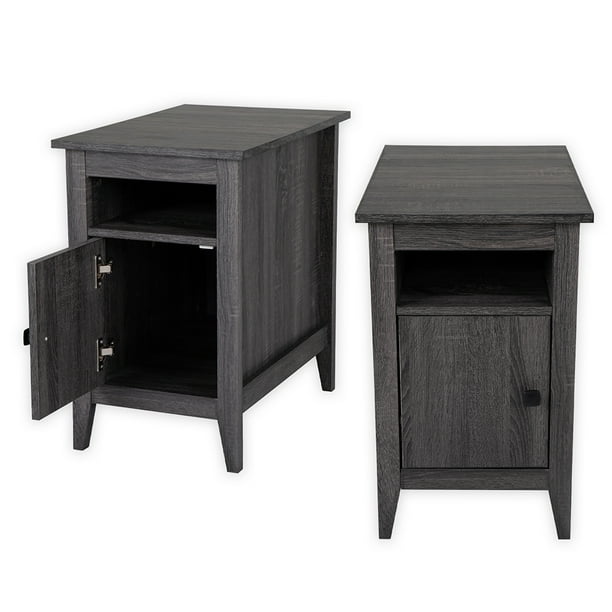 Kepooman Set of 2 Nightstand for Bedroom, Modern Design End Table for