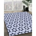 thumbnail image 2 of Ahgly Company Indoor Round Patterned Lavender Blue Area Rugs, 8' Round, 2 of 6