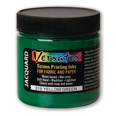 Jacquard Versatex Screen Printing Ink, 4 oz., Yellow Green