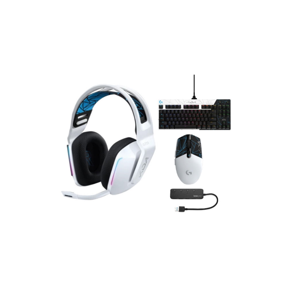 Buy Logitech G733 LIGHTSPEED Wireless RGB Gaming Headset (KDA) Bundle ...