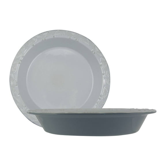 Taste of Home® Set of 2 - 9 x 1.5 inch Stoneware Pie Plate