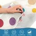 thumbnail image 4 of Yayeee Kitchen Valance Rod Pocket 54" x 18" Living Room Window Curtain, Polka Dot, 4 of 6