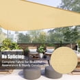 thumbnail image 6 of Yescom 11 Ft Triangle Sun Shade Sail with Hardware Kit 97% UV Block Outdoor Patio Pool Deck Yard Net Awning Canopy, 6 of 9