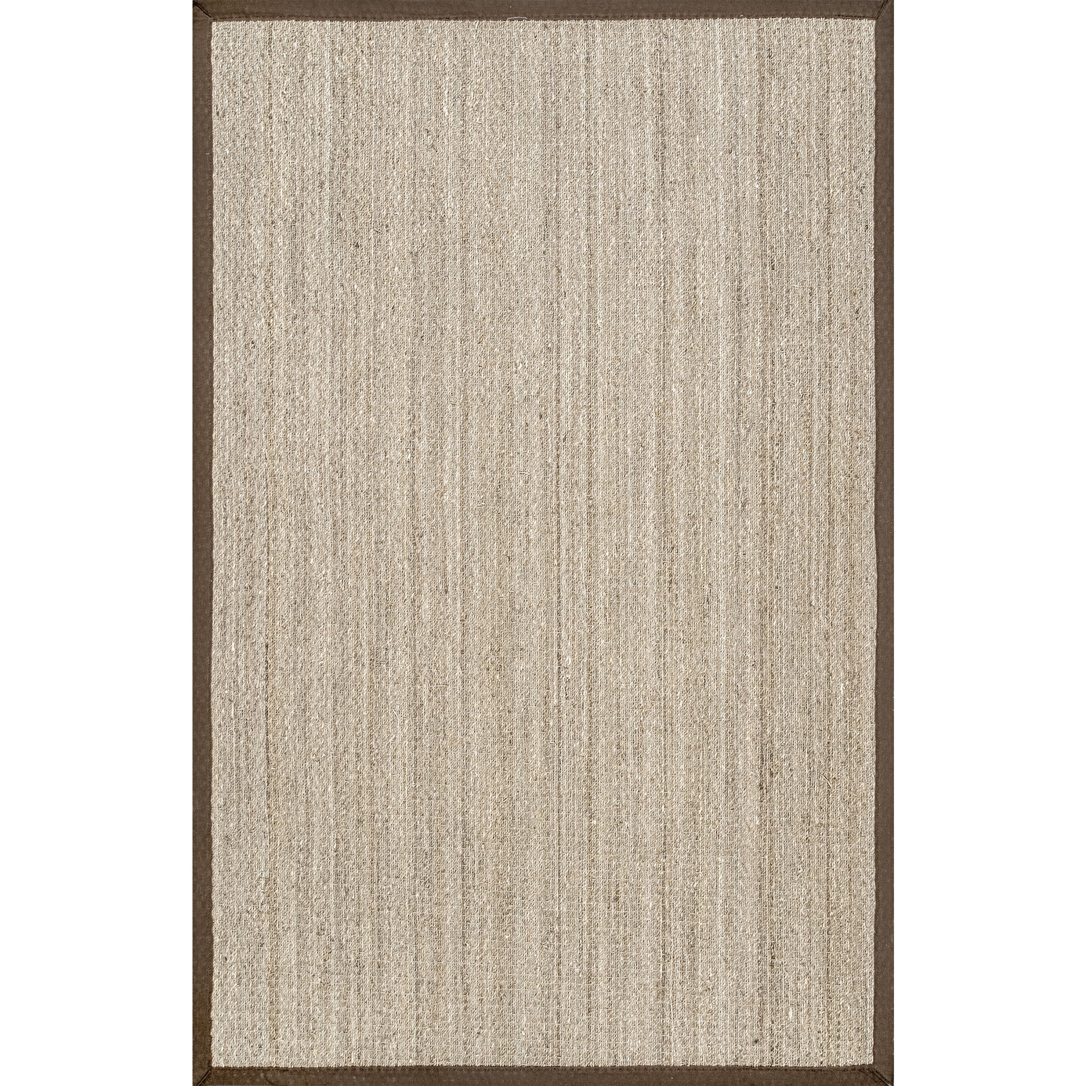 nuLOOM Elijah Farmhouse Seagrass Area Rug, 4' x 6', Elijah Brown