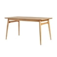 thumbnail image 6 of Walker Edison 59" Mid-Century Tapered Leg Dining Table, English Ash, 6 of 15