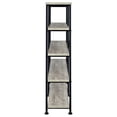 thumbnail image 5 of Analiese 63-inch 4-shelf Double Bookshelf Grey Driftwood, 5 of 9