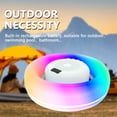 thumbnail image 6 of Floating Pool Bluetooth Speakers with RGB LED,IPX7 Waterproof Stereo Sound Floating Speaker,Bluetooth Shower Speaker With Color Light,Portable Bluetooth Speaker for Outdoor swim camping party, 6 of 8