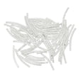 thumbnail image 2 of simhoa 50 Piece Engraved Curved Tube Noodle Beads Jewelry Making 25x2mm white, 2 of 8