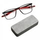 thumbnail image 1 of 2xGafas De Lectura Deportivas Con Bloqueo De Luz Azul Para Mujeres Y Hombres Que Viajan, Color Negro Y Rojo, 100 degree, 1 of 8